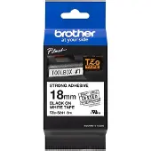 Brother Tape TZe-S241 Zwart op wit (18 mm)