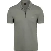 BOSS Groene polo BOSS Orange normale fit