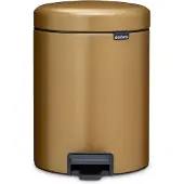 Brabantia Prullenbak NewIcon - 5 liter - Warm Brass