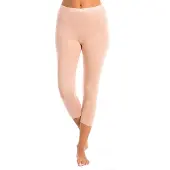 Q-En Dames 3/4 Hoge Taille Bamboe Leggings Q804