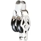 Tersma Double Pulley With Becket 16 Mm Zilver