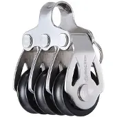Tersma Triple Pulley 22 Mm Zilver