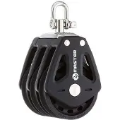 Tersma Triple Bearing Pulley 60 Mm Zilver