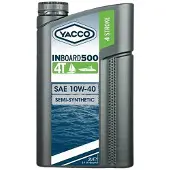Yacco Inboard 500 4t 10w40 Oil 2l Transparant