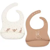 Jollein Slabbetjes Siliconen - 2 Stuks - Kangaroots