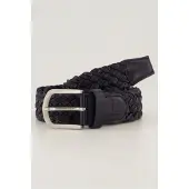 JP 1880 Regular Fit Riem donkerblauw, Effen