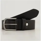 JP 1880 Regular Fit Riem zwart, Effen