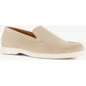 Van Beers suède heren instappers beige maat 45