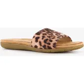 Blue Box dames slippers panterprint bruin maat 39