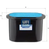 Ufi 27.J46.00 Luchtfilter