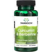 Swanson Health - Curcumine &amp; Berberine met Zwarte Peper 60 capsules