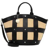Tamaris Shopper 'Kirsti' beige / zwart