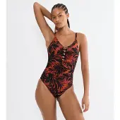 Triumph Badpak Summer Palm | Maat: 40B | Kleur: Bruin