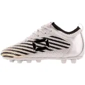Stanno Vulture FG JR III junior voetbalschoenen - wit/zwart/goud Jongens/Meisjes Imitatieleer - maat 32