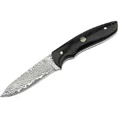 Magnum Vernery 02SC018DAM, Damast Ebony, vaststaand mes