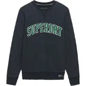 Superdry Sweatshirt crème / marine / smaragd