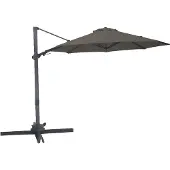 Axi Solis Zweefparasol Ø 300cm Antraciet/taupe