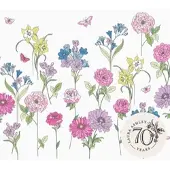 Laura Ashley Gilly Fotobehang - Bloemen - 300cmx280cm - Roze