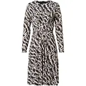 Mart Visser Maddie Print Jurk Creme / Zwart