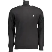 U.s. polo assn. . Zwarte Katoenen Heren Coltrui