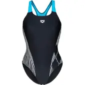 Arena Badpak 'Pro Back' lichtblauw / zwart / wit