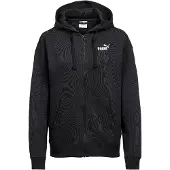 Puma Sportief sweatvest 'Ess No. 1' zwart / offwhite