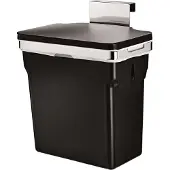 Simplehuman Inbouw Universeel 10 Liter Zwart