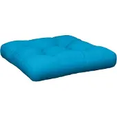 vidaXL Palletkussen stof blauw