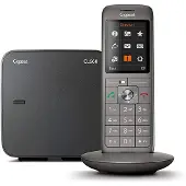 Gigaset Téléphone sans fil CL660 Solo Noir & Gris anthracite