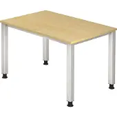 Hjh OFFICE PRO QUEO 12 S - Esdoorn 120x80 Tafelhoogte I In hoogte verstelbaar