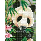 Diamond Dotz Panda Prince - Diamond Painting - 12.793 Dotz - 40x30 cm
