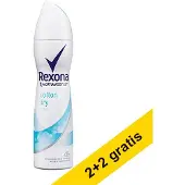 Rexona Aanbieding: 4x Ultra Dry Cotton deodorant spray (150 ml)