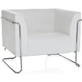 Hjh OFFICE CURACAO | 1-Zits - Lounge bank / sofa Wit