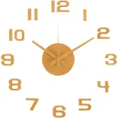 Karlsson Klok DIY Sunset Numbers Ochre Yellow