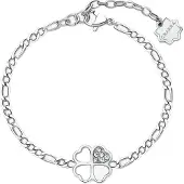 Brosway CHAKRA BHKB141 STAINLESS STEEL KLAVER ARMBAND MET KRISTALLEN 1 STUK