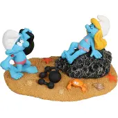 Diverse Smurfette And Hefty On The Beach Figuur