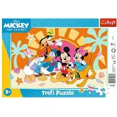 Trefl Puzzel 15 Stukjes Muis Mickey, Nieuwsgierige Mickey