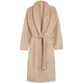 Good Morning Badjas Flanel Fleece Uni - sand - XL/XXL