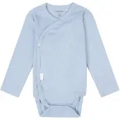 Noppies baby romper Narellan lichtblauw Jongens/Meisjes Stretchkatoen Ronde hals - maat 68