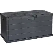 Big Buy Cooking Kussenbox Alpha, antraciet, 340 liter, 118 x 59 x 57 cm