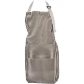 Clayre & Eef Keukenschort 69x68 cm Grijs Polyester
