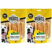 Voskes 2x Hondensnack Rawhide Sticks Kip 400 gr