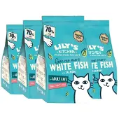 Lily's Kitchen Katenvoer Droog Adult Witvis & Zalm - 4 x 800 gr - Voordeelverpakking