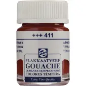 Talens plakkaatverf Extra Fijn flacon van 16 ml, sienna gebrand 100 stuks