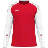 Jako Sonic Longsleeve Heren - Rood / Wit | Maat: L