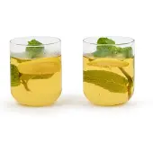 Bredemeijer Theeglas Padua Transparant 400 ml (Set van 2)