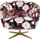 Kare design Draaifauteuil rozen