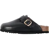 Scholl Klomp Women Fae New F Leather Black-Schoenmaat 37