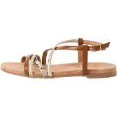 Tamaris Sandalen met riem cognac / cappuccino / goud / zwart