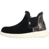HeyDude Branson Novelty Leather Vrouwen Zwart/Snake Laarzen